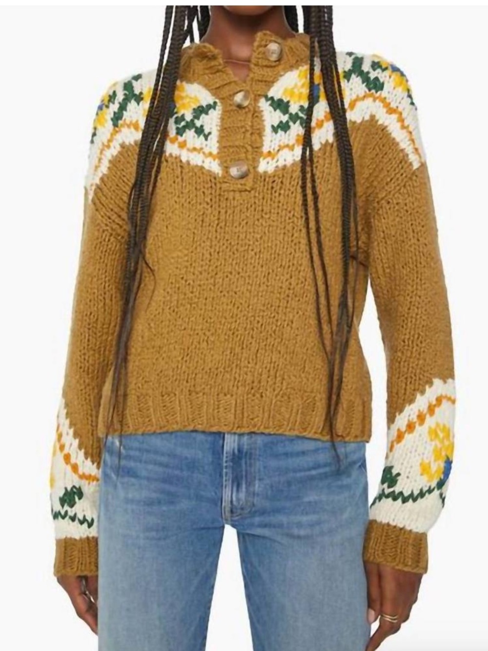 MOTHER The Henley Jumper in "Bull In A China Shop" - Size small - Picture 7 of 16